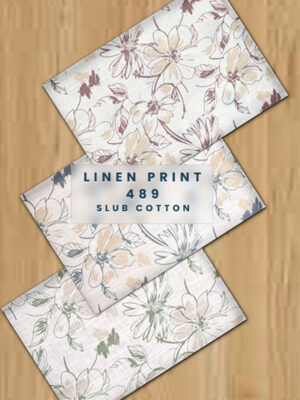Linen Print ( Cotton Slub )