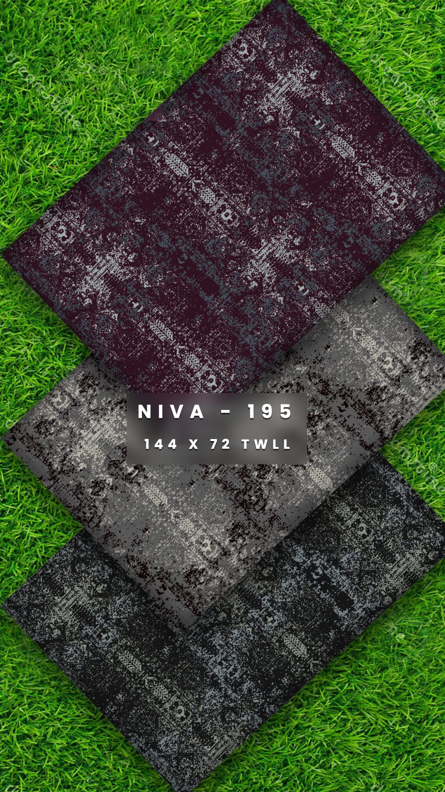 40 x 40 Poplin Print Laffer Finish