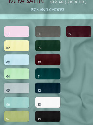 Cotton Satin Fabric ( 210 x 110 )