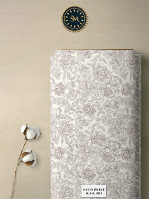 60 X 60 Premium Satin Shirting Fabric Bolt Cut