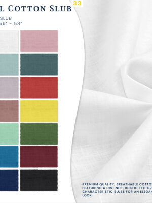 ROYAL COTTON SLUB